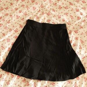 Reformation black swing skirt
